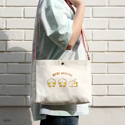 BT21 minini キャンバス クロスバッグ- シュキ(SHOOKY)