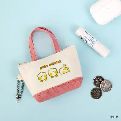 BT21 minini キャンバス ミニポーチ- SHOOKY（シューキ）