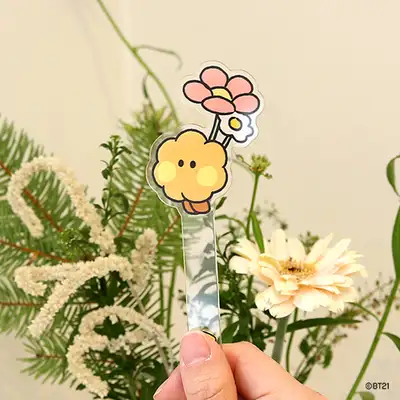 BT21 フォトプロップ [ハッピーフラワー]- シューキ(SHOOKY)
