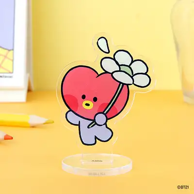 BT21 アクリルスタンド [ハッピーフラワー]- タタ(TATA)