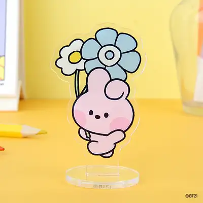 BT21 アクリルスタンド [ハッピーフラワー]- クッキー(COOKY)