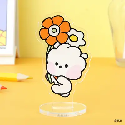 BT21 アクリルスタンド [ハッピーフラワー]- RJ