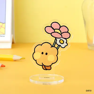 BT21 アクリルスタンド [ハッピーフラワー]- シュキ(SHOOKY)