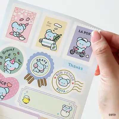 BT21 minini リムーバブルギフトステッカー- KOYA(コヤ)