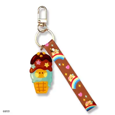 BT21 アクリルストラップキーリング [スウィーティ]-シュキ(SHOOKY)
