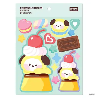 [BT21] リムーバブルステッカー [スウィーティ]- チミ(CHIMMY)