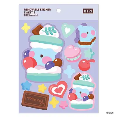 [BT21] リムーバブルステッカー [スウィーティ]- マン(MANG)