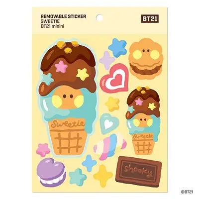 【BT21】リムーバブルステッカー【スウィティ】- シューキ(SHOOKY)