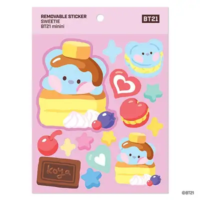 [BT21] リムーバブルステッカー [スウィーティ]- KOYA(コヤ)
