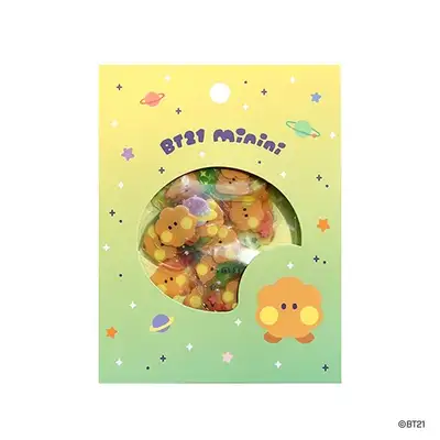 [BT21] minini フレークステッカー- シューキ(SHOOKY)