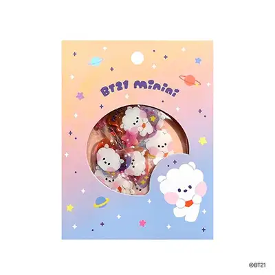 [BT21] minini フレークステッカー- アールジェイ(RJ)