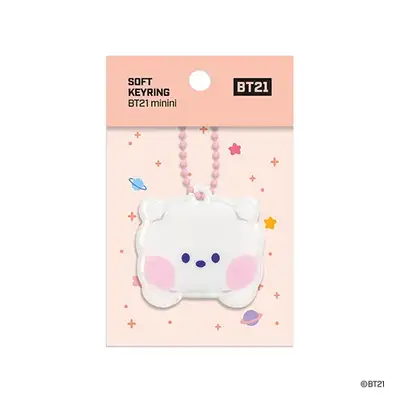 [BT21] minini ソフトキーリング - アールジェー(RJ)