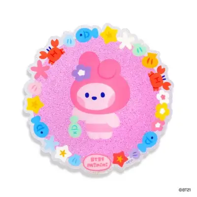 BT21 アクリルコースター 【サマースカイ】- クッキー(COOKY)