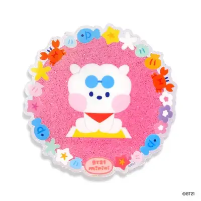 BT21 アクリルコースター [サマースカイ]- アールジェイ(RJ)