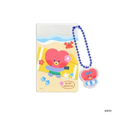 【BT21】クリアカードポケット【サマースカイ】- タタ(TATA)