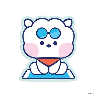 [BT21] マウスパッド [サマースカイ]- RJ(アールジェー)