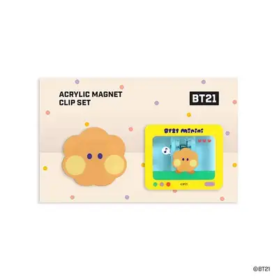 [BT21] ミニニ アクリル マグネット クリップ セット- シューキ(SHOOKY)