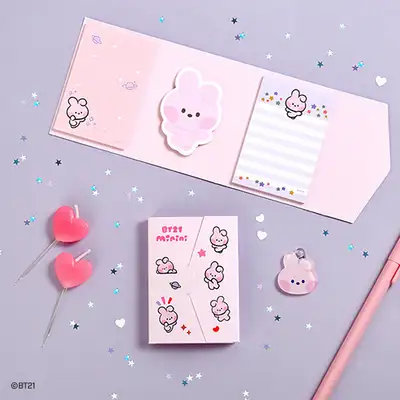 [BT21] ミニニ スティッキーメモ