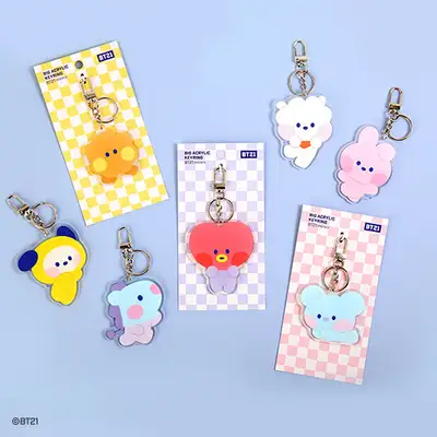 [BT21] ミニニ ビッグ アクリルキーリング