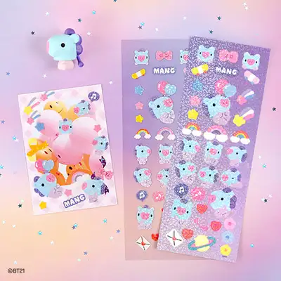 [BT21] ベイビー ホログラム ステッカー