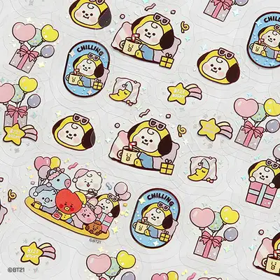 [BT21] フレーク ステッカーパック [パーティ]