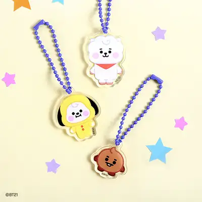 【BT21】ベイビー アクリル シンプルキーリング