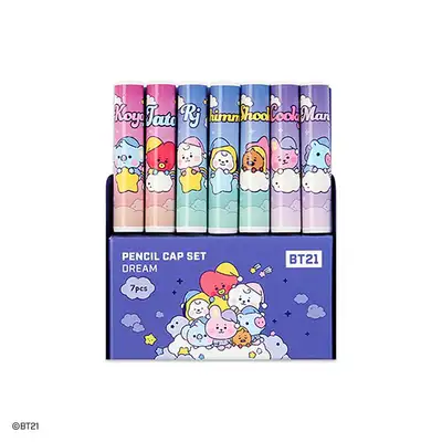 [BT21] えんぴつキャップ セット DREAM