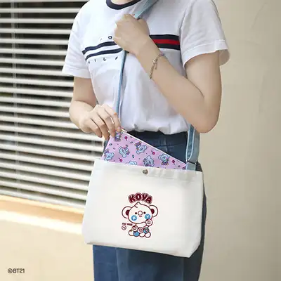 [BT21] ベイビー キャンバス クロスバッグ JELLY CANDY