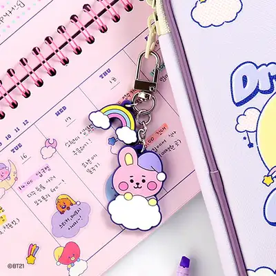 [BT21] ベイビー シリコン キーリング DREAM