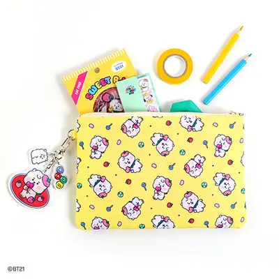 【BT21】ベイビー フラットポーチ JELLY CANDY