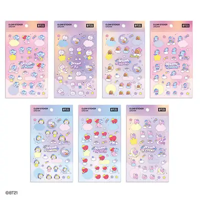 [BT21] 寶寶透明貼紙 DREAM