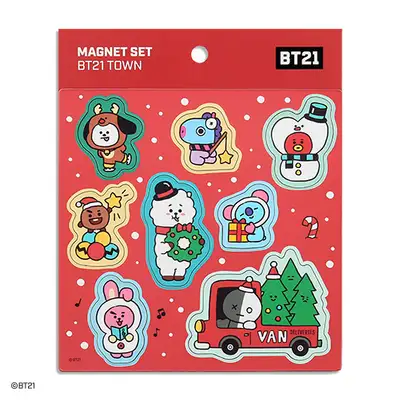 [BT21] マグネットセット-BT21 TOWN