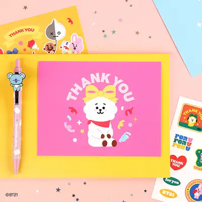 [BT21] ポストカードセット-THANK YOU