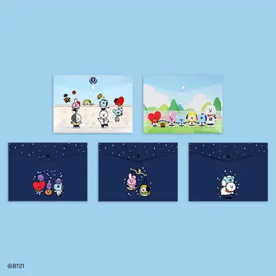 [BT21] PPファイルポケットセット