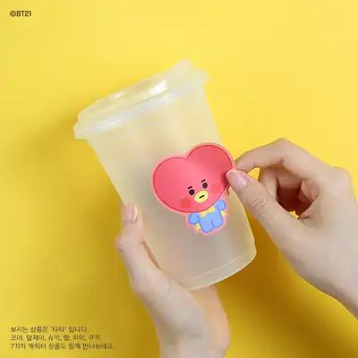 [BT21] ベイビー ビッグ ステッカー - タタ、クッキー