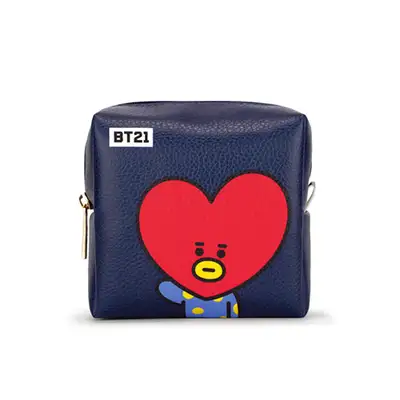 [BT21] PU スクエアポーチ M