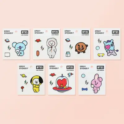 [BT21] エポキシステッカー - F