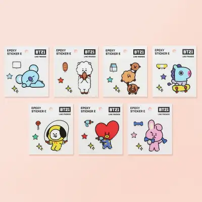 [BT21] エポキシステッカー - E