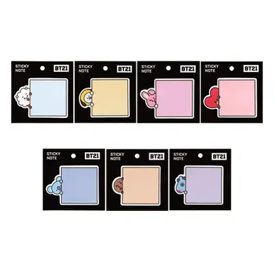 [BT21] Adhesive Memo Pad (Square)