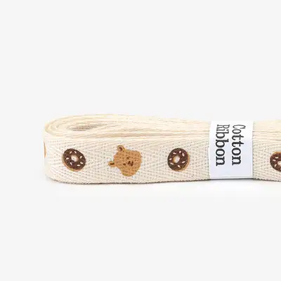 [3Y] Cotton Ribbon Vol.6 - 40 Baking Bear