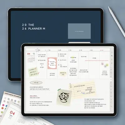 2026 更 计划表 M 周刊日记 GoodNotes 笔记纸