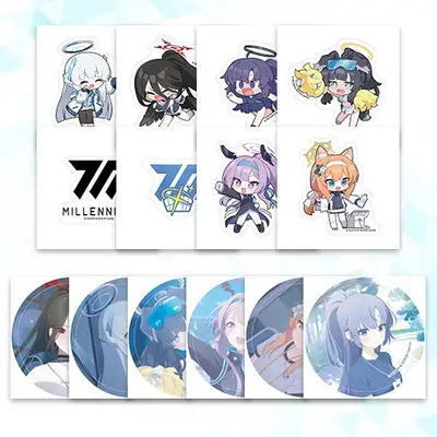 Hwangyun Daeje Sticker Set (14 Types, 1 Set)