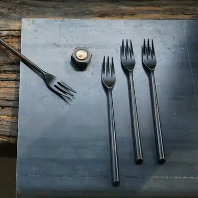 Chilmong Noa Nature Lacquered Wood Tea Fork 1pcs