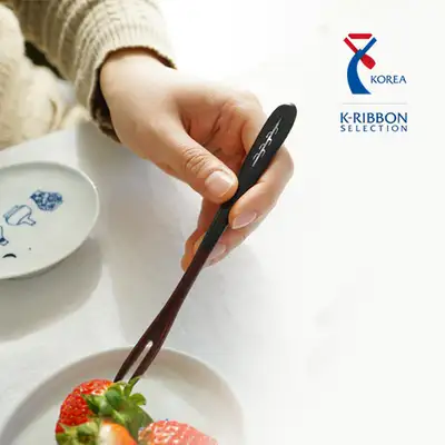 (Korean Excellence Craft) Chilmong Premium Chiljiedo Lacquered Wooden Tea Fork Single (1pcs)
