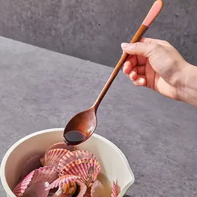 Geumsugansan Hee(喜) Lacquer Wood Cooking Spoon