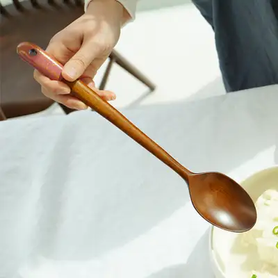 Geumsugang-san Lacquered Wooden Cooking Spatula 32
