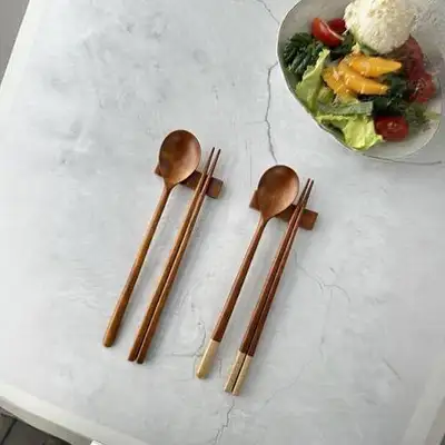 Parkdalwood Lacquer Double-Sided Spoon Rest