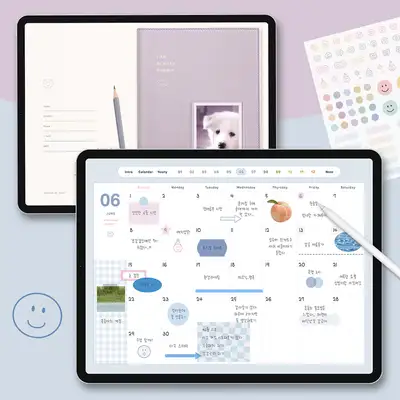 Bubbly日记永久版GoodNotes内页