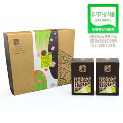 有机绿茶 조태연가 竹露 花后茶 智异山 高级手工茶