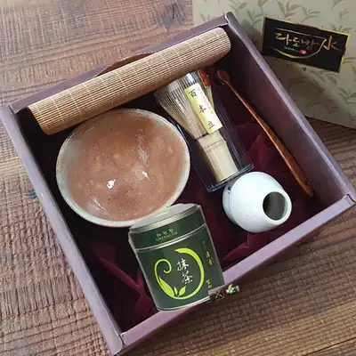 抹茶6种2020礼盒套装/抹茶/茶筅100根/抹茶勺/茶碗/茶筅架/茶席